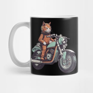 Rider cat  - Kawaii art Mug